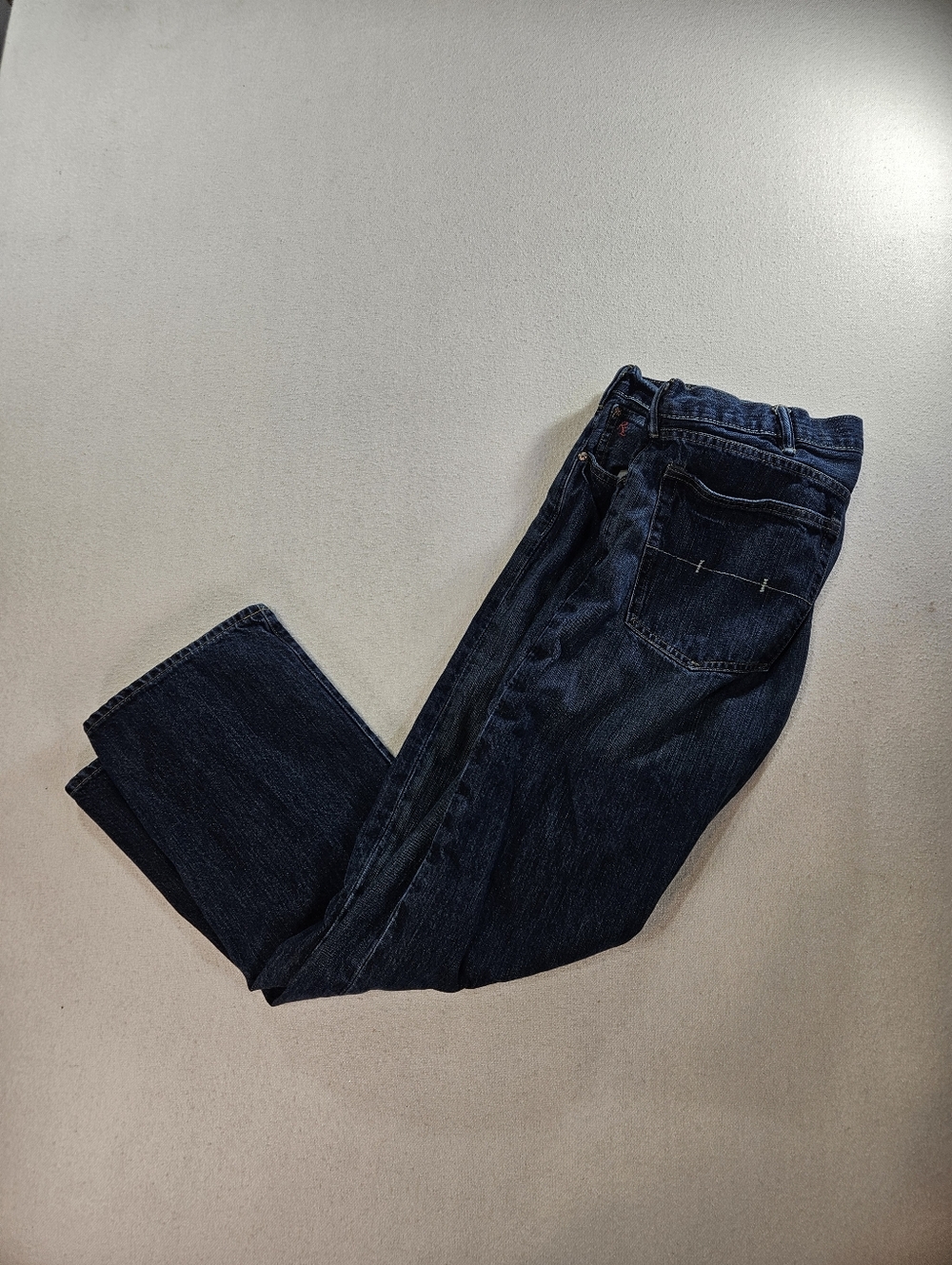 Polo Ralph Lauren 867 Jeans 38x32 Blue Classic Fit Denim - Picture 3 of 9
